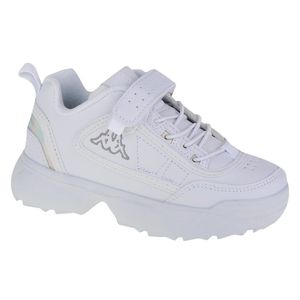KAPPA Mädchen-Sneaker-Slipper-Kletter mit hoher Sohle Weiß, Farbe:weiß, EU Größe:30