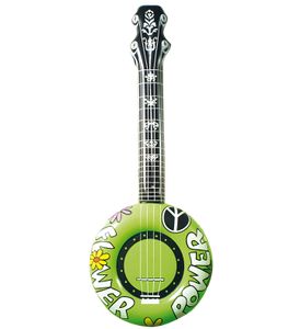 Aufblasbares Banjo (grün)