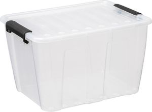 plastový týmový úložný box HOME BOX 15 litrů průhledný