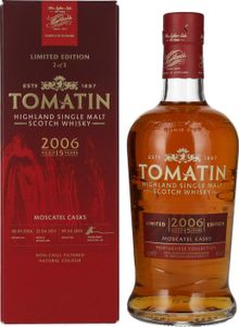 Tomatin 15 Years Old Portuguese Collection MOSCATEL CASKS 2006 46% Vol. 0,7l in Geschenkbox