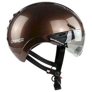 Casco ROADster Plus inkl. Visier, Farbe:Braun metallic, Größe:L (58-60 cm)