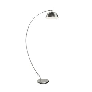 Lindby LED Stehlampe (Bogenleuchte) 'Zara' in alu aus Aluminium