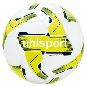 Uhlsport fotbalový míč Lite Synergy 350g bílý žlutý velikost 4