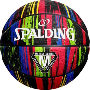 Spalding Marble Ball 84398Z, Unisex, Basketballbälle, Schwarz, Größe: 7 EU