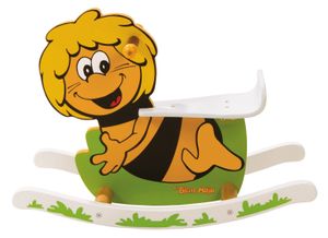 roba Schaukelbiene 'Biene Maja', Schaukeltier bunt, Schaukelstuhl mitwachsend für Babys und Kleinkinder durch abnehmbaren Schutzring, Schaukelspielzeug ab 12 Monaten