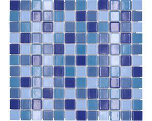 Keramikmosaik JT 250 30,2x33 cm mix blau