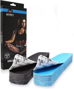 Effekt Manufaktur Drogerie & Körperpflege 25 Cm X 5cm Kinesiologietapes Vorgeschnitten In Vielen Farben I Precut, 25X Hellbau + 25X Schwarz 25 X 5 Cm