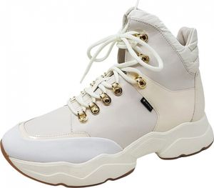 Högl Damen Schnürstiefel in Beige, Größe 6.5