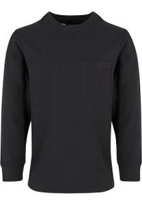 Dětské tričko s dlouhým rukávem Urban Classics Boys Heavy Oversized Pocket Longsleeve black - 158/164