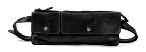 HAROLD'S Leder Gürteltasche Umhängetasche Submarine Beltbag Black schwarz