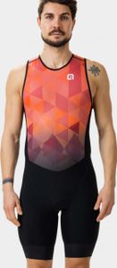 Cyklistický spodný diel ALÉ - KITE - oranžová/čierna/červená 2XL