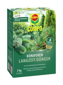 COMPO Koniferen Langzeit-Dünger - 2 kg für ca. 35 m²
