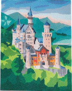 Craft Buddy Ltd. krištáľové plátno obraz Neuschwanstein