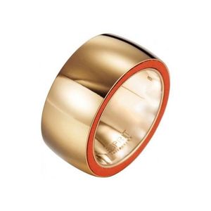 Esprit Damen Ring Edelstahl PERSEPHONE ORANGE ELRG12117C1, Ringgröße:57 (18.1 mm Ø)