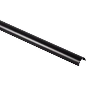 Hama Kabelkanal 00083170 halbrund 110/3,3/1,8cm Aluminium schwarz