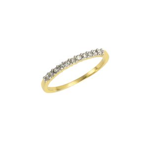 Diamonds by Ellen K. Ring 585/- Gold gelb 019 (60,0) Brillant weiß 453370006-1
