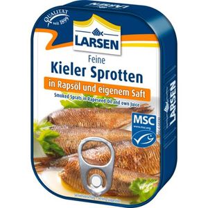 Larsen Kieler Sprotten in Pflanzenöl 110g