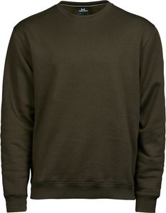 Tee Jays Unisex mikina Heavy Sweater 5429 Green Dark Olive XL