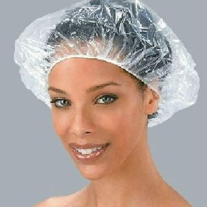 100 Duschhauben Einweg Haarschutz Duschkappe Badehaube Plastik Cap Spa