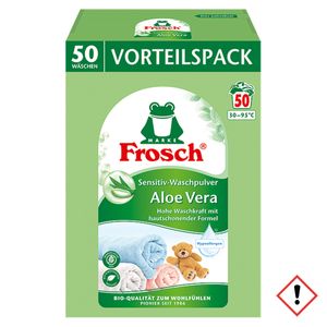 Frosch, Proszek do prania, Sensitive Aloe Vera, 50 prań (PRODUKT Z NIEMIEC)