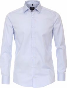 VENTI Herren Businesshemd Langarm Kent Modern-Fit Hellblau 42