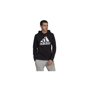 adidas Kapuzenpullover Herren mit Fleeceinnenseite, Größe:XXL, Farbe:Schwarz