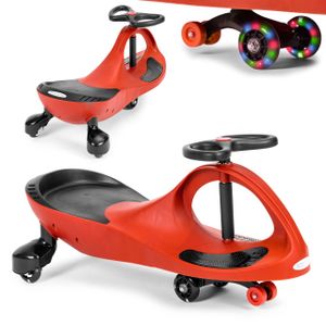 Pojazd grawitacyjny dla dzieci koła LED czerwony ECOTOYS