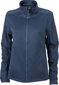 Fleecejacke JN590 Ladies' Knitted Fleece Jacket Superweiche, warme Strickfleecejacke , Größe:M, Farbe:Navy-Navy