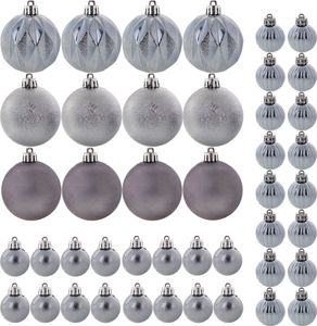 Bombki Choinkowe Nietłukące Bombka Na Choinkę Ozdoby Świąteczne Zestaw 44x