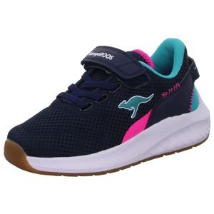 KangaROOS Kinder Sneaker K-FORT JAG EV 18764-4134 navy neon pink, Farben:blau/kombi, Kinder Größen:35