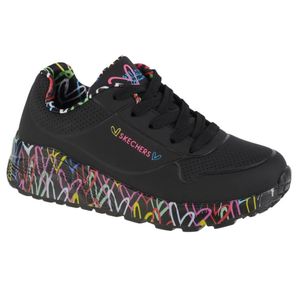 Skechers Street UNO LITE - LOVEY LUV Sneakers Women Mädchen JGoldcrown schwarz, Schuhgröße:39 EU