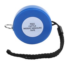 Pig Weight Measuring Tape, zuverlässiger Tiergewichtmesser, 2,5 m Metermaß, für Schweine und Rinder, langlebiges Farmzubehör