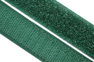 dalipo - Klettband  zum annähen, aufnähen - 20 mm Breite - dunkelgrün