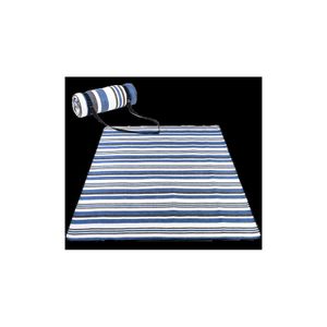 Carla Plážová deka Nilu modro-bílá 150 cm x 200 cm