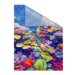 Lichtblick Fensterfolie selbstklebend, Sichtschutz, Aquarium - Bunt 100 cm, 100 x 100 cm (B x L)