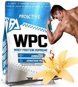 ProActive Molkenproteinkonzentrat proteinpulver Eiweißpulver WPC protein 700g Eiweißpulver geschmack: Vanille