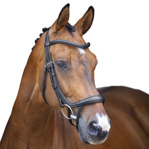 Velociti - Uzdečka Flash, ergonomická, kožená ER1809 (pony) (černá)