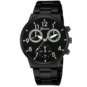 Náramkové hodinky Klasické analógové náramkové hodinky Pánske hodinky Dátum čas Dámy z nehrdzavejúcej ocele Športové obchodné Quartz pohyb čierne Retoo