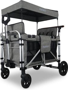 FUXTEC 4-Sitzer XL Luxus Bollerwagen FX-CTXL900 Premium Grau