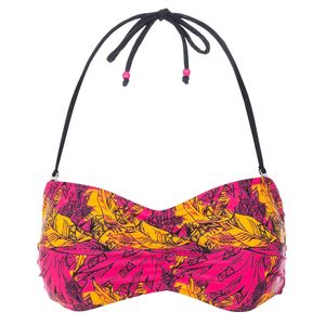 Trespass Damen Linien Bandeau Bikini Top TP3239 (2XL) (Pink Lady Print)