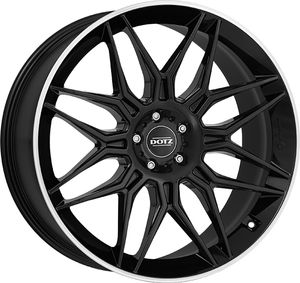 Felgi aluminiowe DOTZ LongBeach dark 10.5x22 5x112 ET 43 BLACK/POLISHED LIP