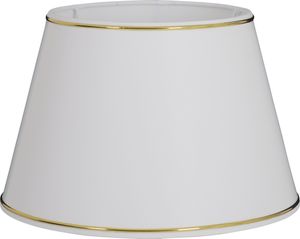 Näve Lampenschirm h: 20cm weiss mit Goldrand - Material: shining white paper - Farbe: weiß mit Goldrand; 125423