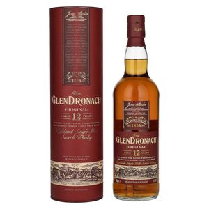 The GlenDronach 12 Jahre Original Highland Single Malt Scotch Whisky in Geschenkpackung | 43 % vol | 0,7 l