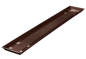 Geli Balkonkasten Untersetzer STANDARD Braun 100 cm - Kunststoff
