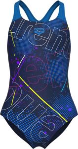 Arena Dívčí Plavky Swim Pro Back Navy-Blue River 128