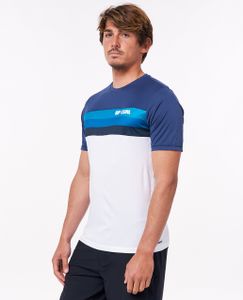 Rip Curl - UV-Schwimmshirt für Herren - Surf Revival Panel - Kurzarm - Navyblau, S