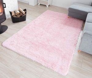 Plyšový koberec TOP - SVĚTLE RŮŽOVÝ (120x170 cm )