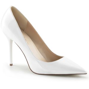CLASSIQUE-20 Damen Pumps von Pleaser, Weiß  , EU 43, US 13