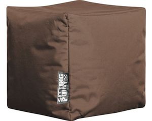 Magma Heimtex kocka na sedenie Beanbag podnožka Outdoor 40x40cm, hnedá