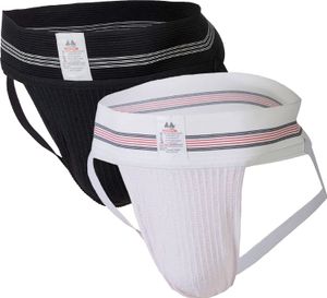 MM Sports - Pánske suspenzory - The Original No. 10 Jockstrap 3 inch Multipack 1x Black + 1x White - Black - 1 x veľkosť XL MM Sports - Pánske suspenzory - The Original No. 10 Jockstrap 3 inch Multipack 1x Black + 1x White - Black - 1 x veľkosť XL